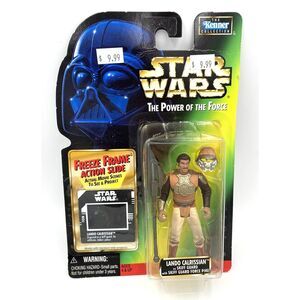 Vtg Sealed Star Wars Power of Force Freeze Frame Lando Calrissian as Skiff Guard